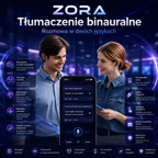 Słuchawki Tłumaczące ZORA Pro™